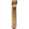 Ekena Millwork Imperial Arts and Crafts Smooth Bracket w/ Offset Brace, Western Red Cedar, 5 1/2"W x 24"D x 32"H BKT0604X24X32IMP03SWR - alternate 4